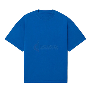 T-shirt ample et surdimensionné noir personnalisé pour hommes Streetwear de haute qualité en coton biologique 100% à épaules tombantes solide vente en gros OEM - Product Image 1