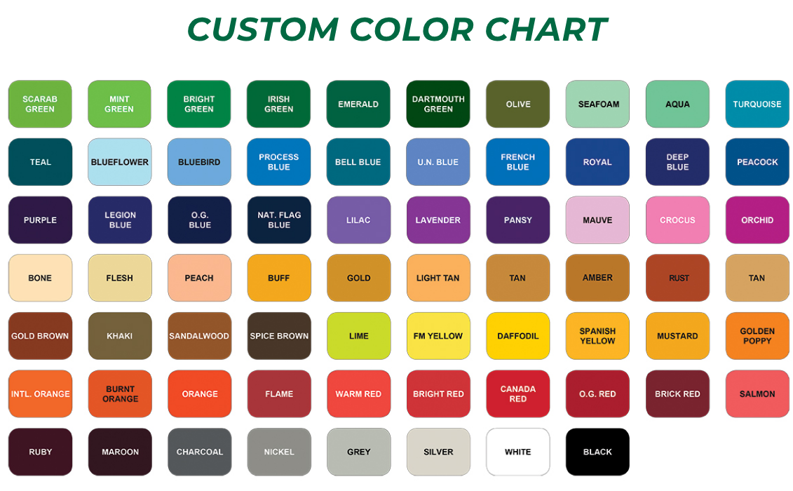 Custom Color Chart