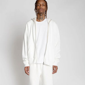 Custom Logo Printed <b>Hoodie</b> Jacket with Oversized <b>Full</b> Face <b>Zip</b> <b>up</b> <b>Hoodie</b> Wholesale <b>Zip</b> <b>up</b> Blank Custom <b>Full</b> Face <b>Zip</b> <b>Hoodie</b> - Product Image 2