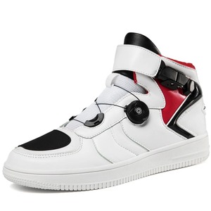 Chaussures de course de moto réfléchissantes pour hommes semelle en caoutchouc bottes anti-chute respirantes pour les cyclistes de route baskets de course décontractées avec changement de vitesse - Product Image 6