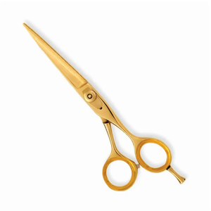 Tijeras de corte de peluquero de acero inoxidable japonesas profesionales con hoja recta para cortar el cabello - Product Image 1