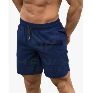 Pantalones cortos deportivos de verano para hombre, pantalones deportivos informales para entrenar en el gimnasio con características de secado rápido y antiarrugas - Product Image 1