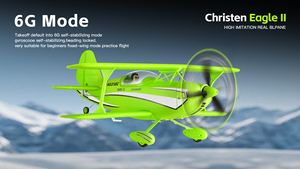 เครื่องบินบังคับวิทยุ WLtoys A130 รุ่น Christen Eagle II ขนาด 1/10 มอเตอร์แบบไร้แปรงถ่าน โหมด 3D 6G ไจโร 6 แกน วัสดุ EPP ปีกคู่ สำหรับแสดงท่าผาดโผน พร้อมใช้งาน (RTR) - Product Image 6