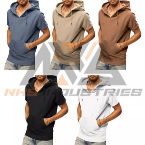 Camiseta Deportiva Unisex de Manga Corta con Capucha |   Sudadera Deportiva Ligera de Verano para Ejercicio y Fitness - Ecológica y de Secado Rápido - Product Image 1