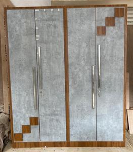 Litera de madera maciza con diseño de tela para dormitorio, cama doble moderna de roble de mediados de siglo - Product Image 2