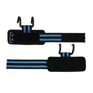 Customized Heavy-Duty Neoprene Wrist Lifting Straps for Deadlift Gym Weightlifting Powerlifting Hook with Breathable Function - Product Image 5