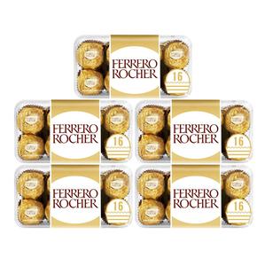 Ferrero Rocher Sweet Chocolate Collection Cream and <b>Hazelnut</b> Flavored Bars and Balls Infused with Nuts and Candies Solid Form - Product Image 4
