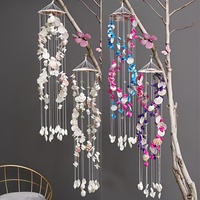 Vente en gros de carillons décoratifs à partir de coquillages naturels Carillon de coquillages le plus vendu pour la décoration intérieure