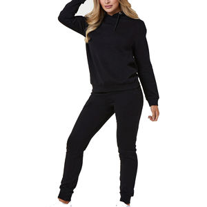 Conjunto deportivo informal de dos piezas para mujer, tejido suave y cómodo, ideal para el gimnasio, entrenamiento y moda urbana. - Product Image 1