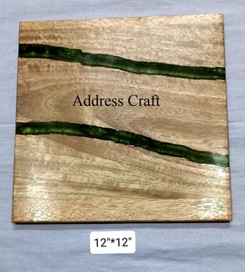 Accesorios de cocina de estilo único, platos de queso, cuchillo de queso de resina de madera, tabla de cortar de madera, tabla de cortar multifuncional - Product Image 5