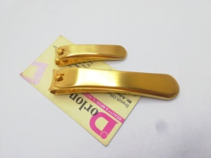 Cortauñas Profesional de Acero Inoxidable Chapado en Oro, Apertura de Mandíbula Ancha, Alta Calidad, Logotipo Personalizado, Cortauñas para Uñas Encarnadas - Product Image 3