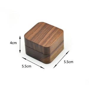 Boîtes de rangement en bois massif de styles différents personnalisés et boîte à bijoux en bois boîte en bois - Product Image 4