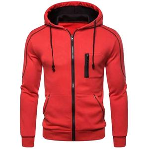 Sweats à capuche en molleton décontracté à manches longues pour hommes de bonne qualité pour la saison d'hiver - Product Image 2