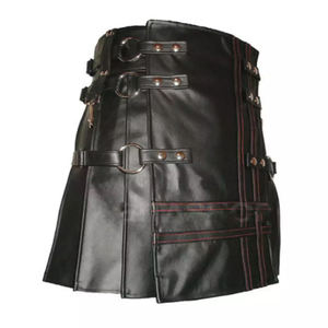 กระโปรงสั้นหนังผู้ชายยาวปกติใส่สบายสไตล์ใหม่ขายดี - Product Image 2