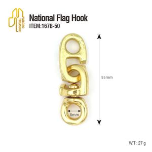 ห่วงทองเหลืองทองแดงสำหรับแขวนธงประจำชาติสำหรับใส่ในกล่องกระดาษ - Product Image 2