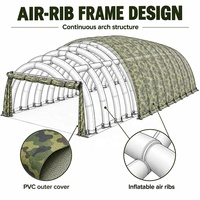 Hangar pneumatique gonflable direct usine pour le stockage et l'entretien d'hélicoptères