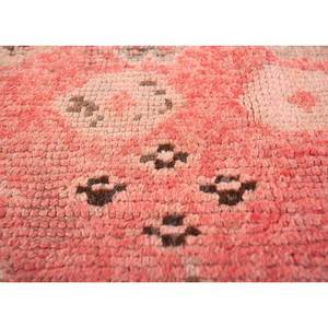 Tapis en laine noué à la main Nuray, rouge-orange, style bohème, motif médaillon abstrait, rectangulaire, pour couloir, pour la maison, Pae-4563, pour le salon - Product Image 3