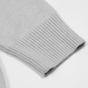 Suéter y sudadera con capucha para hombre de 100% algodón de peso pesado personalizado, Jersey de punto de gran tamaño con cuello con capucha y patrón de dibujos animados - Product Image 4