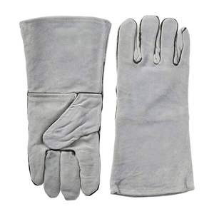 Gants de travail de sécurité de soudage utilitaire de haute qualité Gants de travail en cuir de construction industriels durables pour hommes - Product Image 4