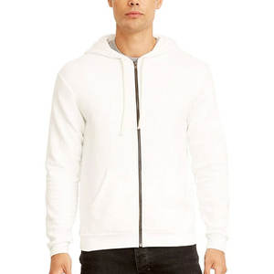 Bella & Canvas Hombres 3739 Unisex Poly-Cotton Fleece Basics/Sudadera con capucha de algodón Maroon Bella + Canvas Zipper Cotton Polyester Hoodies - Product Image 2