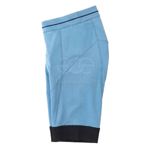 Shorts de cyclisme athlétiques modernes pour hommes, taille élastique, tissu tricoté respirant et léger, séchage rapide, conçus pour l'entraînement sportif - Product Image 6