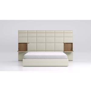 Cama Minimalista de Lujo de Alta Calidad de Courchevel, Muebles para el Hogar Tapizados y Suaves, Versátiles para Dormitorio o Apartamento - Product Image 3