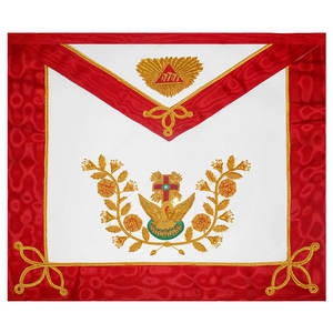 2025 RITE AASR 18TH DEGREE HAND <b>EMBROIDERED</b> APRON - Product Image 1