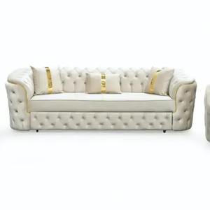 Sofá cama de madera maciza de diseño moderno Cama suave y elegante Diseño funcional - Product Image 1