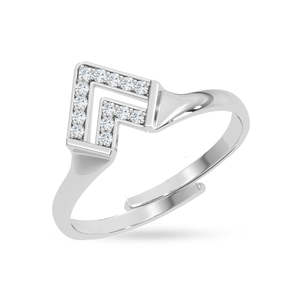 Anillos de Plata de Ley 925 de Primera Calidad para Mujer, Chapados en Rodio con Diamantes o Circonitas, Diseño Numérico, Joyería para Hombre - Product Image 1