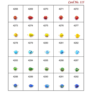 Cuentas de cristal de Murano hechas a mano nuevas de lujo para hacer pulseras, cuentas de cristal lisas únicas tipo agujero pequeño para la fabricación de joyas - Product Image 3