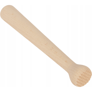 Beech Wood Cocktail Muddler 22cm Toothed Head Mojito <b>Bar</b> <b>Tool</b> Natural Custom OEM - Product Image 1