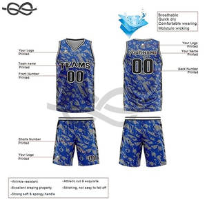 Camisetas de baloncesto personalizadas para hombre, diseño de logotipo bordado con patrón de número de nombre personalizado, camisetas de estilo Retro de entrenamiento, juego en solitario de equipo - Product Image 4