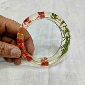 กำไลข้อมือเรซิ่นแฟชั่นสีสันสดใส สไตล์วินเทจ งานฝีมือขัดเงาอย่างดี คุณภาพเยี่ยม ผลิตตามสั่ง สำหรับผู้หญิง จากประเทศอินเดีย - Product Image 6