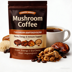 Vital Green Marque Privée Chine Mélange Adaptogène de 7 Champignons à base de plantes Goût Cappuccino Cacao Préparation en <span class=keywords><strong>Poudre</strong></span> pour Boisson - Product Image 1