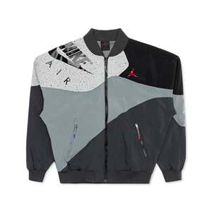   Veste réversible en peau de mouton véritable Legacy AJ4, style sportif, col montant, fermeture éclair, pour l'automne, taille XS - Product Image 1