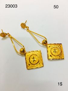 COMOROS 18K oro rodio plateado alas de moda encanto pendientes último estilo tachuelas boda fiesta joyería para niñas mujeres aleación - Product Image 2