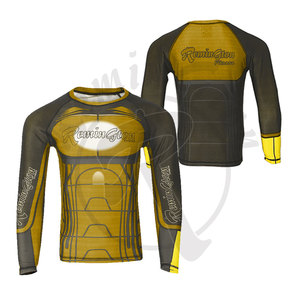 Mma Tops Rash Guard Custom <b>Compression</b> <b>Shirts</b> for Men <b>Compression</b> Long Sleeve <b>Compression</b> <b>Shirt</b> Rash Guard - Product Image 3