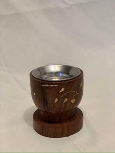 Handcrafted Wooden Oudh Bakhoor Incense Burner | Traditional Arabic Style Wood Incense Holder <b>Box</b> for Home Fragrance and Gifting - Product Image 3
