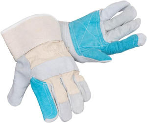 Guantes de Trabajo de Cuero Vacuno Resistentes y Duraderos de AQDAS INDUSTRIES, Resistentes al Aceite, Anti-Impactos, Personalizables para Conducir Camiones - Product Image 3