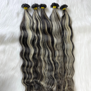 Extensión de cabello de punta plana eslava para Rusia, Europa, color de cabello humano cabello vietnamita cutícula alineada proveedores de cabello virgen crudo cabello crudo - Product Image 4