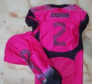 Uniforme de fútbol americano juvenil bordado, Jersey de diseño personalizado, sudaderas con capucha, uniformes de fútbol, 7v7, bolsa de lona - Product Image 5