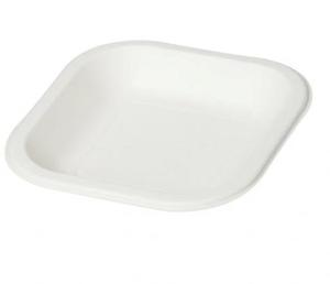 จานเซรามิกทรงสี่เหลี่ยมแบบใช้แล้วทิ้งเป็นมิตรต่อสิ่งแวดล้อมย่อยสลายได้ทางชีวภาพขนาด9นิ้ว - Product Image 4