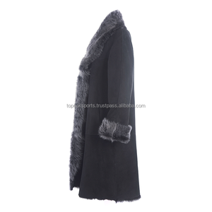 Abrigo de Piel de Oveja Negra de Alta Calidad para Mujer, Modelo 2026, Tallas Grandes, Abrigo de Invierno con Calefacción, Última Tendencia - Product Image 2