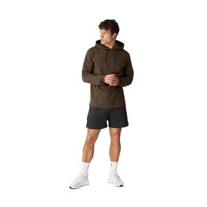 Sweat à capuche chaud en polaire pour hommes Sweat-shirt pull marron élégant pour la salle de sport quotidienne et les vêtements de voyage Design personnalisé Taille et couleurs disponibles - Product Image 3