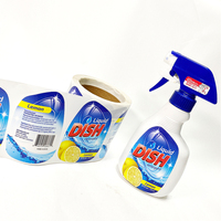 Étiquettes personnalisées en vinyle imperméable avec logo, dorure à chaud, pour cosmétiques, détergents, autocollants en rouleau, impression pour emballages liquides, étiquettes pour bouteilles