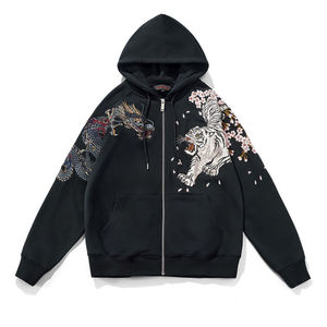 High quality anti wrinkle Men Embroidery Hoodies breathable comfortable light weight custom logo/colors Men Embroidery hoodies - Product Image 1