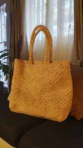 Bolso de Rafia Estilo Shopper de Madagascar con Flores, Dos Asas de Cuero, Esquinas Reforzadas, Bolso Bonito para Mujer con Cierre de Cremallera y Forro de Algodón - Product Image 2