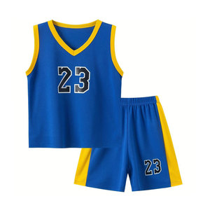 Uniforme de Baloncesto para Niños de Alto Rendimiento, Tejido Ligero y Resistente que Absorbe la Humedad, Ideal para Equipos Escolares y Clubes - Product Image 1