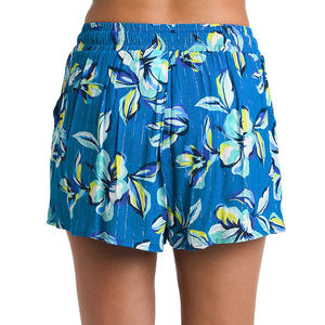 Short de bain pour femme à ceinture réglable avec tissu peigné Maillot de plage écologique et respirant à séchage rapide - Product Image 2