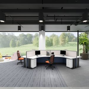 <span class=keywords><strong>4</strong></span> người bàn văn phòng tủ bàn làm việc bàn gỗ thiết kế văn phòng làm việc nội thất văn phòng tủ phân vùng văn phòng - Product Image 2